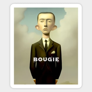 Bougie: A bougie man stands alone Magnet